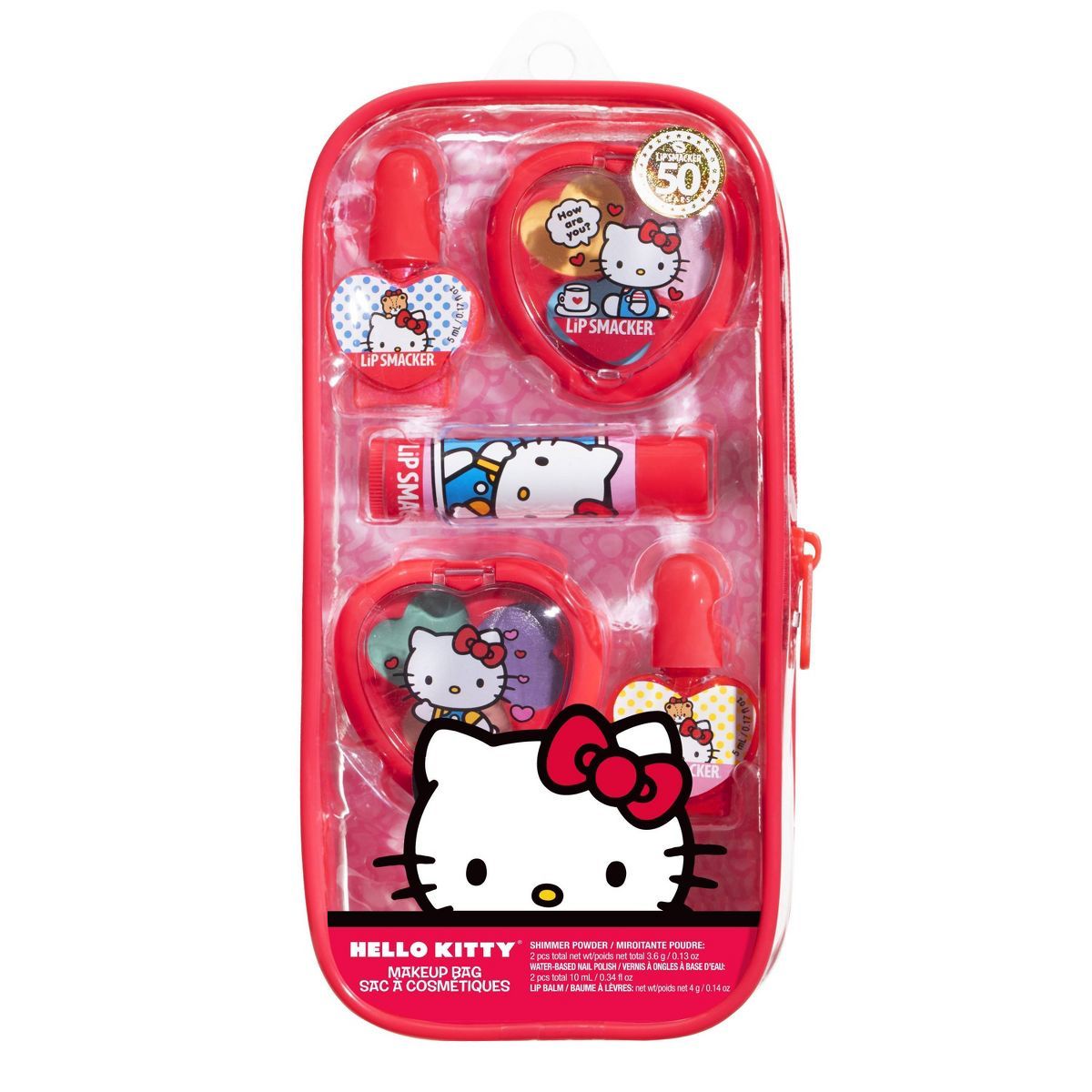 Lip Smacker Hello Kitty Makeup Cosmetic Set - 5ct | Target