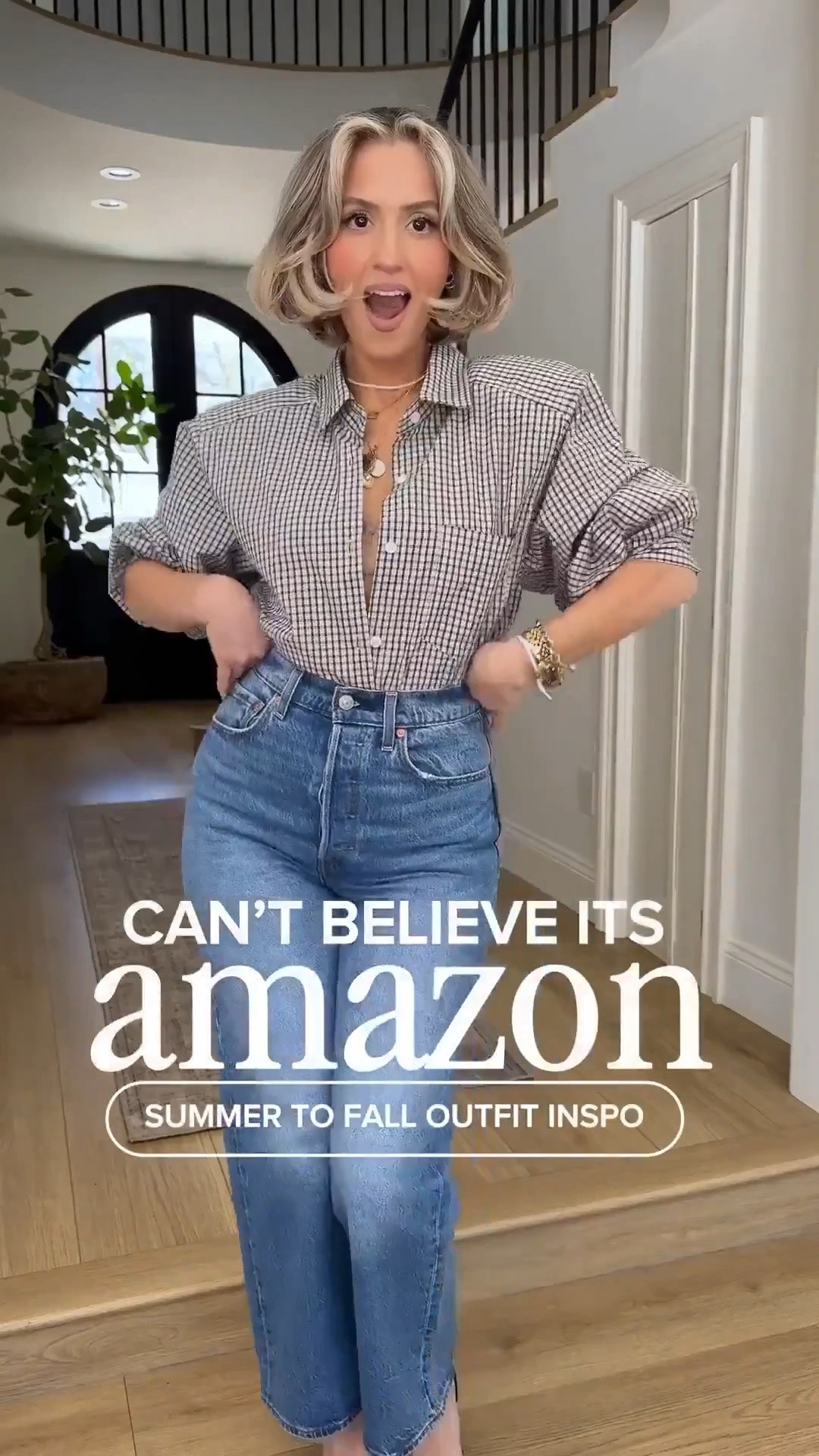 Summer to fall outfit INSPO 😍 think date night, brunch, church, dinners, etc. 

Guys I’m sorry but this shoulder pad button up (Notting Hill) is OOS on Amazon so I linked the EXACT top from revolve + other similar options 

You can EASILY recreate tho! Take men’s button ups that I linked from Amazon + size up + add shoulder pads (linked)‼️

Pants are size 27 = ribcage ankle + ribcage wide leg (27x30) 

Small in pants/tops/jackets
Men’s blazer from Amazon is medium

#LTKgrwm #LTKootd #LTKU