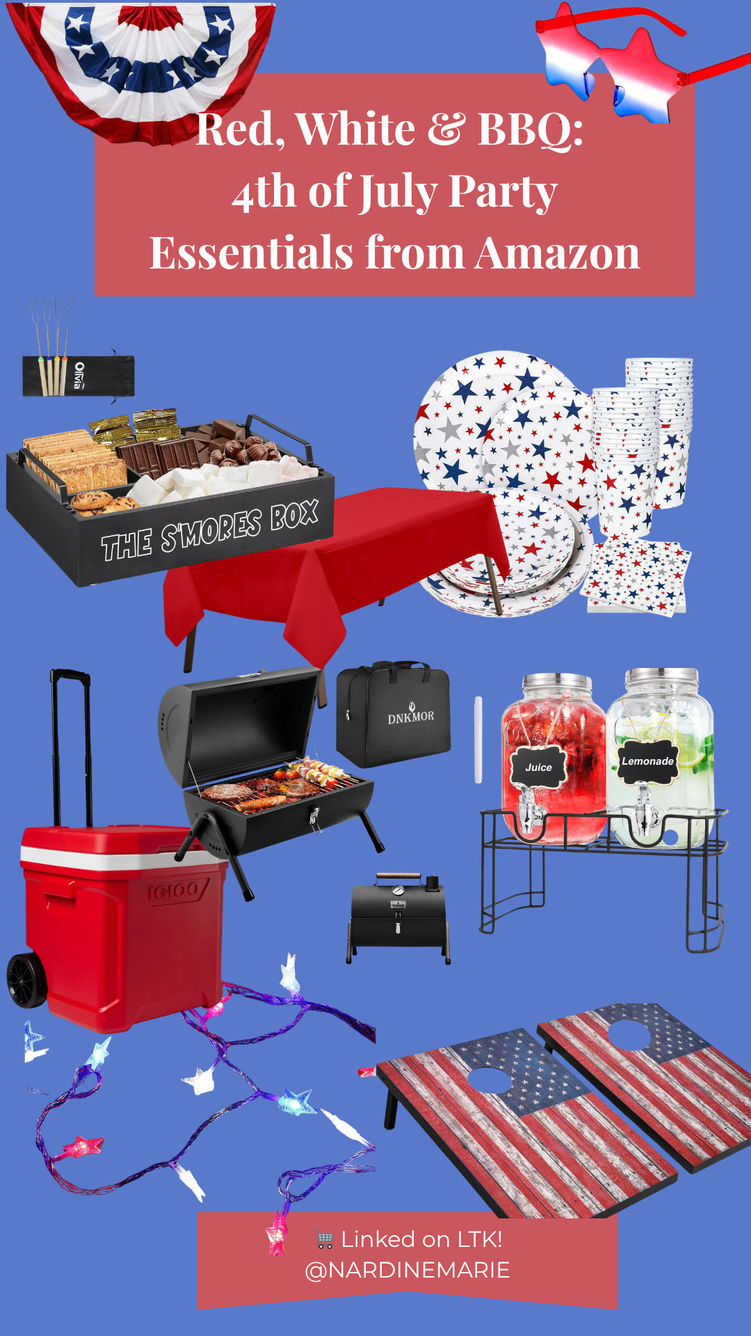 Hosting the perfect 4th of July BBQ?
Here are my go-to Amazon finds to make it festive, fun, and easy—from patriotic tableware to backyard games and a drink station your guests will love.
Everything is Prime-ready and party-approved!

Tap to shop and get your backyard celebration ready 🎇🍔

#LTKsummer #LTKhome #LTKparty #LTKAmazonFinds #AmazonMustHaves #4thofJulyParty #BackyardBBQ #AmazonHosting #LTKunder50 #PatrioticParty #BBQseason #SummerEntertaining #4thofJulyFinds #AmazonFourthOfJuly #OutdoorPartyEssentials #LTKbaby #LTKfamily #LTKmomlife #AmazonFaves #LTKseasonal #HostInStyle #LTKhomefinds #AmazonFourth #SummerPartySetup 

 

#LTKSummerEdit #LTKParties #LTKKids