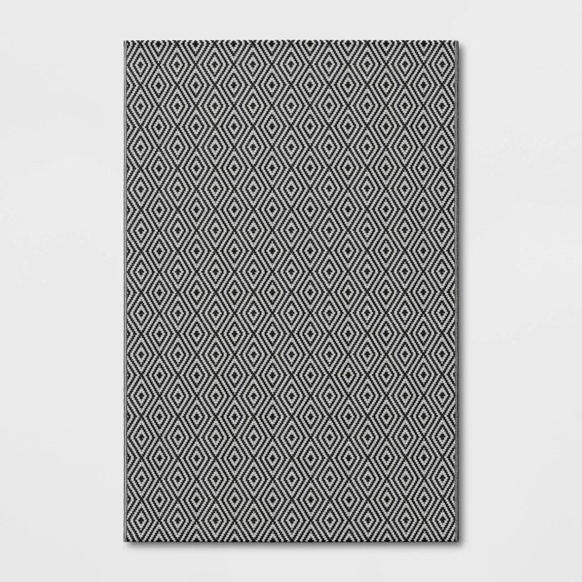 Reversible Diamond Rectangular Loomed Indoor Outdoor Accent Rug - Room Essentials™ | Target