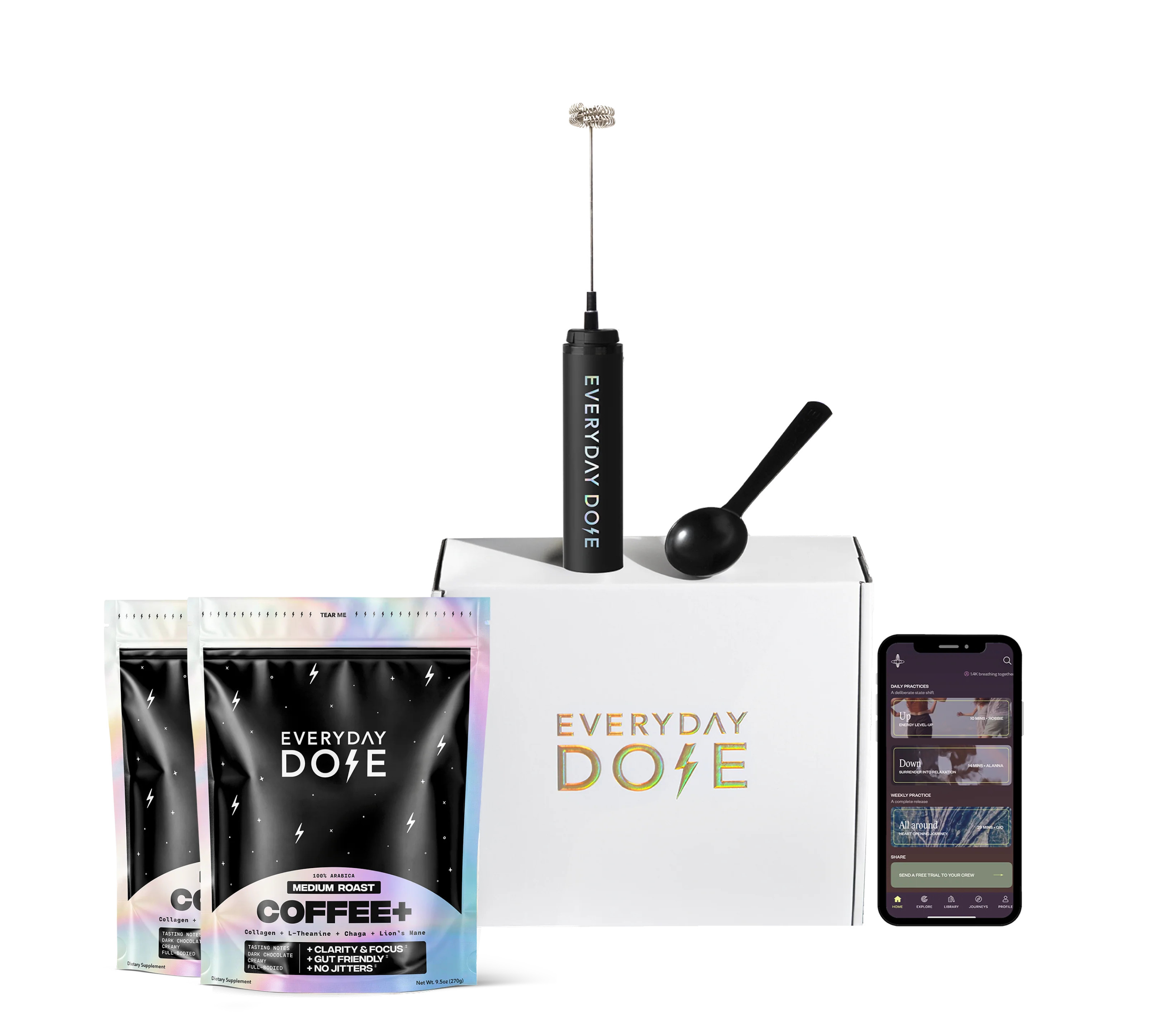 60 Servings of Coffee+ Medium Roast + FREE Starter Kit | Everyday Dose