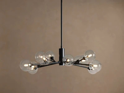 Apollo 36"" Chandelier in Nickel | Arhaus
