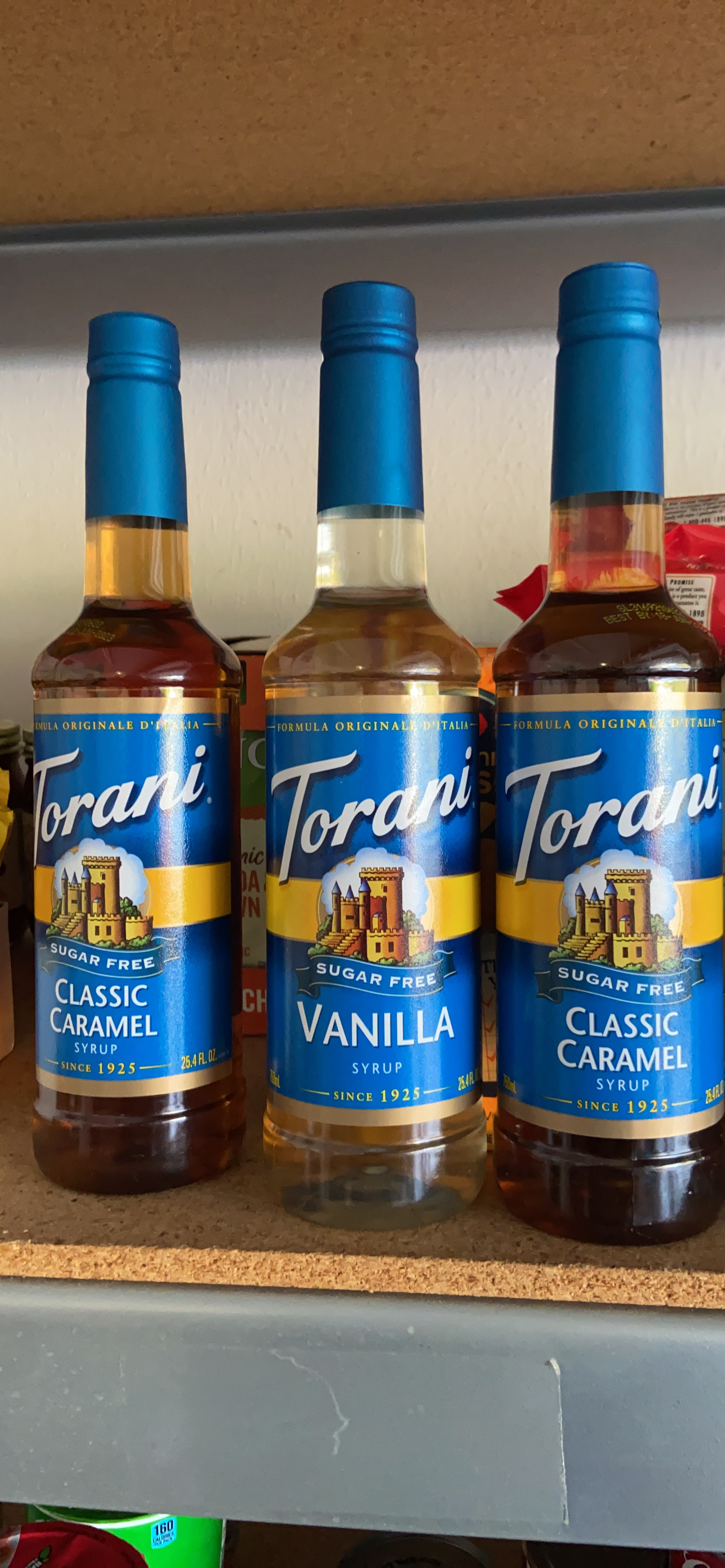 Torani Coffee Sugar Free Syrup Variety Pack, 25.4 Ounce (Pack of 3) one each of Sugar free: Vanil... | Amazon (US)