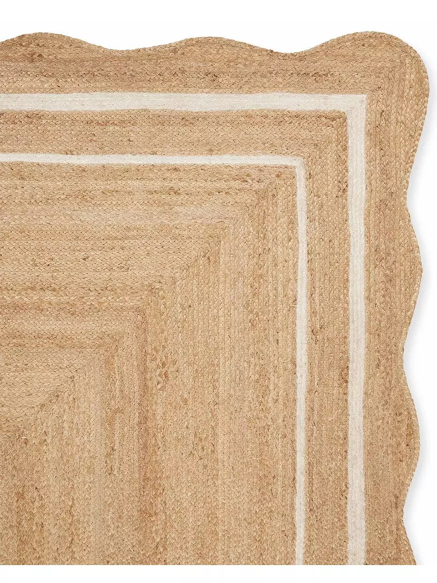Scallop Jute Rug | Serena and Lily