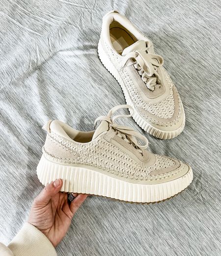 Chloe dupe knit platform sneakers. Love these woven sneakers. Run a bit small. Go up 1/2 size. Super comfy. 

#LTKshoecrush