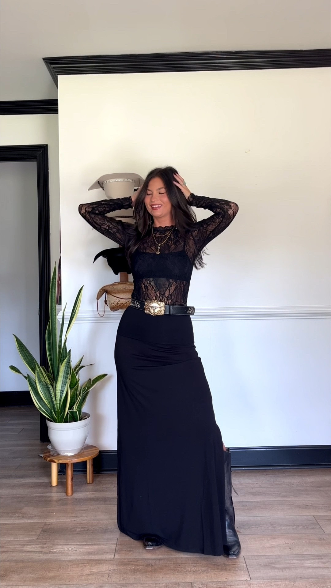 Witchy western is trending & I’m so here for it! Wearing xs top and belt, small skirt! Boots I wear A LOT! Absolutely love the distressed look on them. Necklace from Twisted Silver, code LORI20 to save on their website

#LTKootd #LTKgrwm #LTKSeasonal