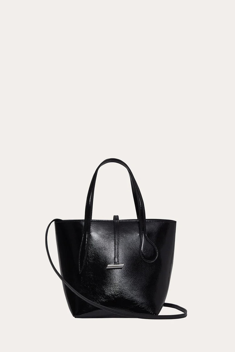 Sprout Tote Mini Naplak Black | LITTLE LIFFNER