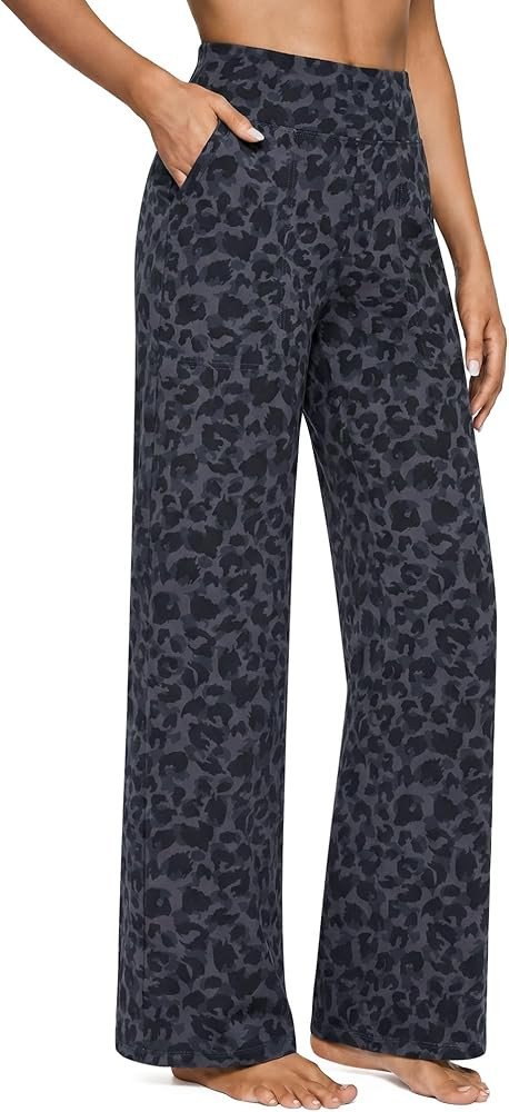 G4Free EverGoing Yoga Pants Women Wide Leg Pants with Pockets High Waist Stretch Dress Casual Swe... | Amazon (US)