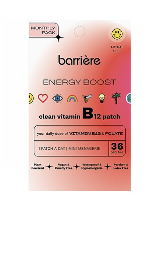barriere Energy Boost Vitamin B12 Patch 36 Pack in Icons. | Revolve Clothing (Global)
