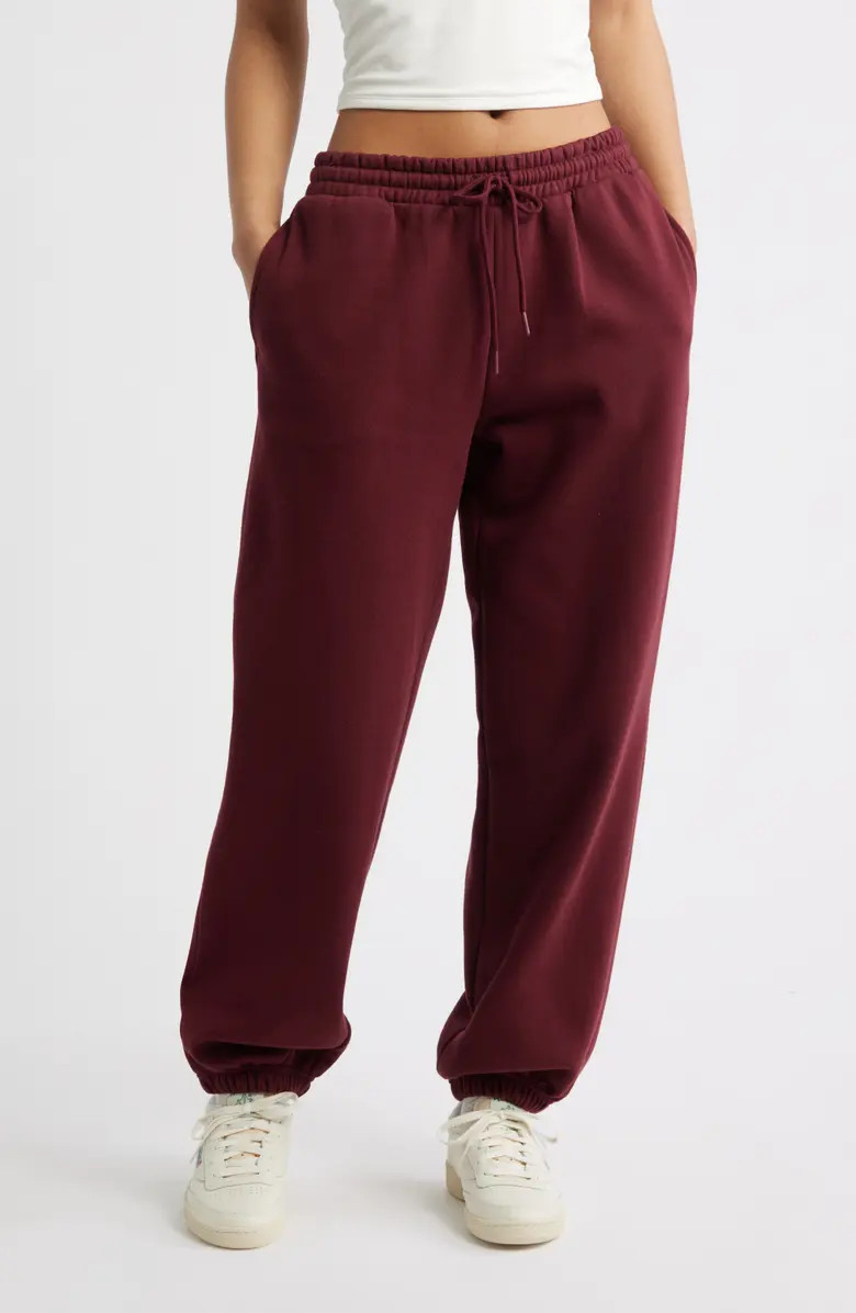 Oversize Fleece Joggers | Nordstrom