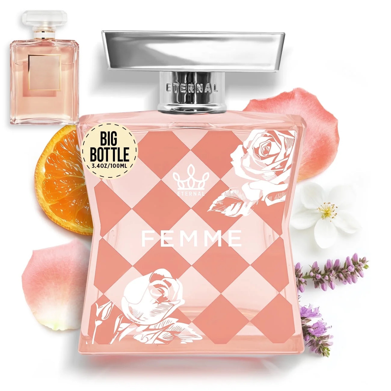 Eternal Femme - Inspired by Designer Orange Rose Perfume - 3.4 oz (100ml) - EDP - Long-lasting - ... | Walmart (US)