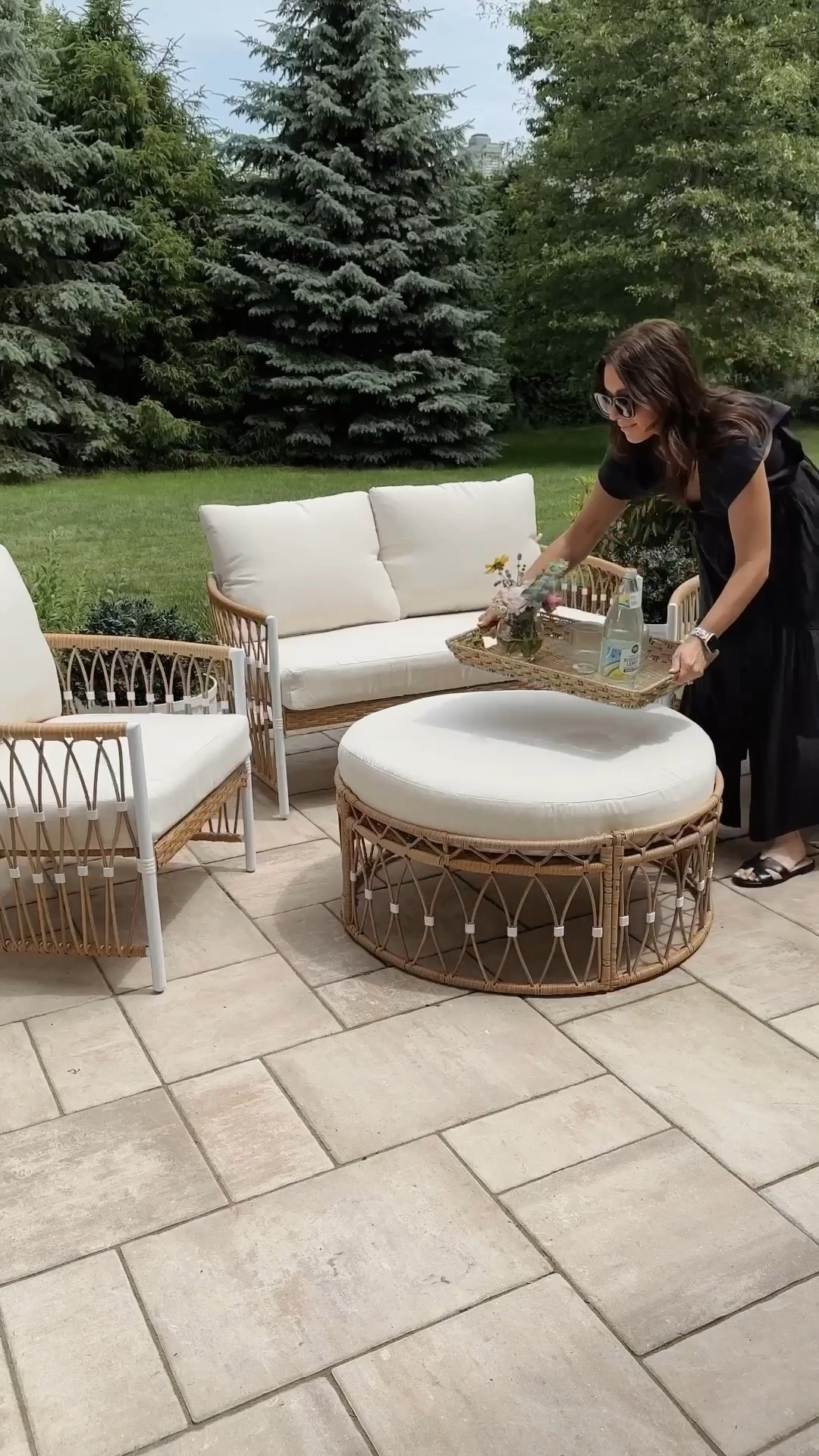 The prettiest, designer-looking patio set is now on sale at Walmart! Just in time for warm weather here in Ohio ❤️☀️

#LTKSeasonal #LTKHome #LTKSaleAlert