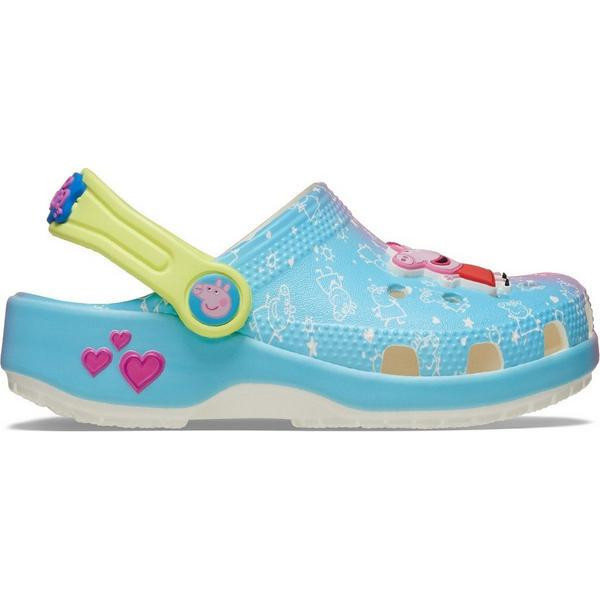 Girls' Crocs Classic Peppa Pig Casual Clogs Regular 4T Blue/Pink | Scheels Sports