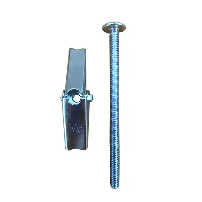 Blue Hawk 70-lb 3/16-in x 3-in Toggle Bolt Drywall Anchors with Screws Included (25-Pack) | Lowe's