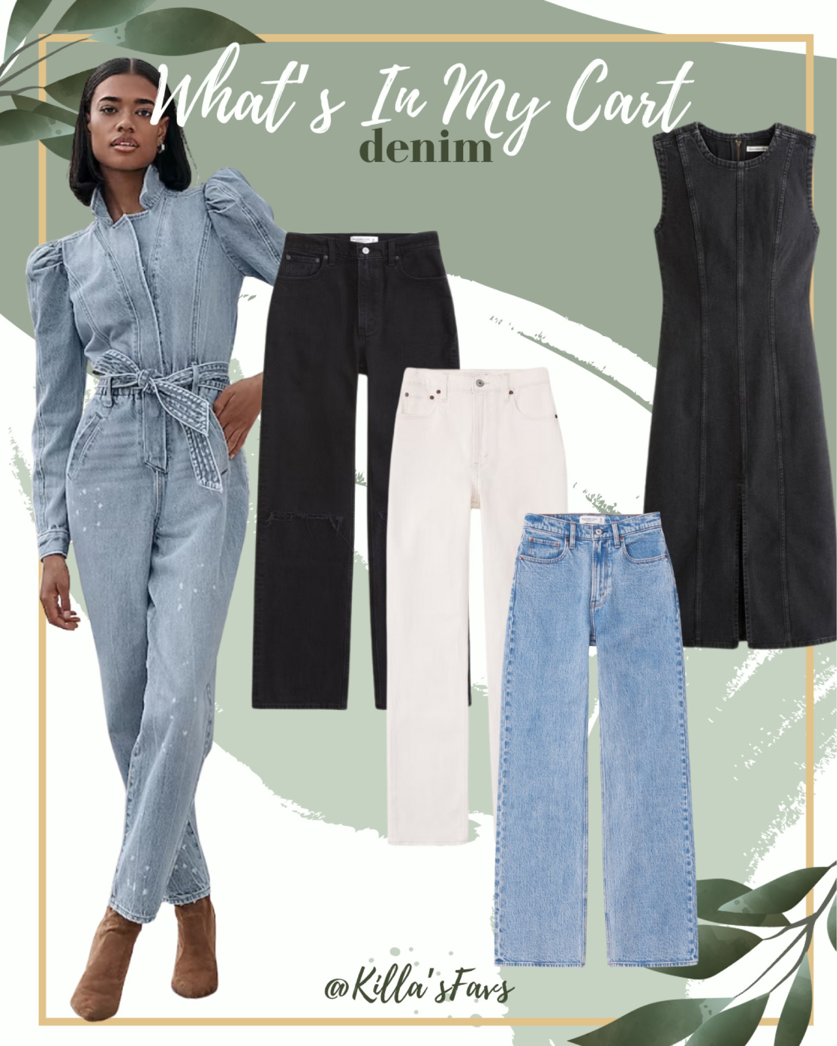 Want to see what’s in my cart😏

JEANS and all things DENIM🫶🏼

#denim #jeans #jumpsuit #denimdress #dress #trendy #denimtrend 

#LTKstyletip