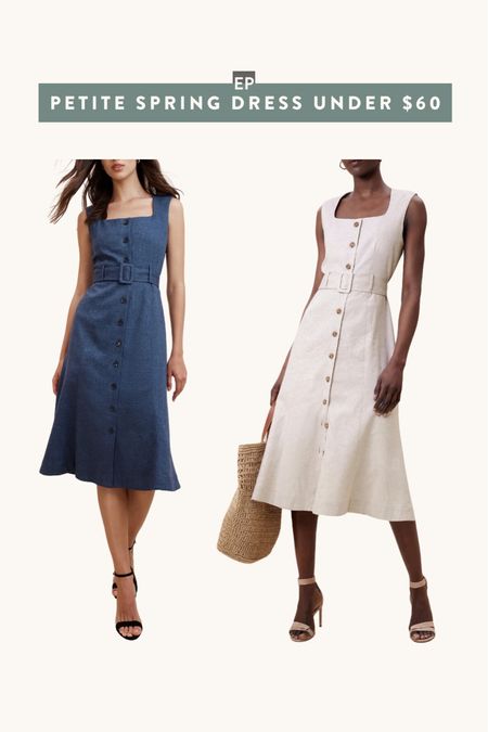 Cute petite spring dress that caught my eye! There's an extra 20% off discount in cart

• Banana Republic Linen cotton blend dress, comes in 2 colors 

#petite spring dresses

#LTKSeasonal #LTKfindsunder100 #LTKsalealert