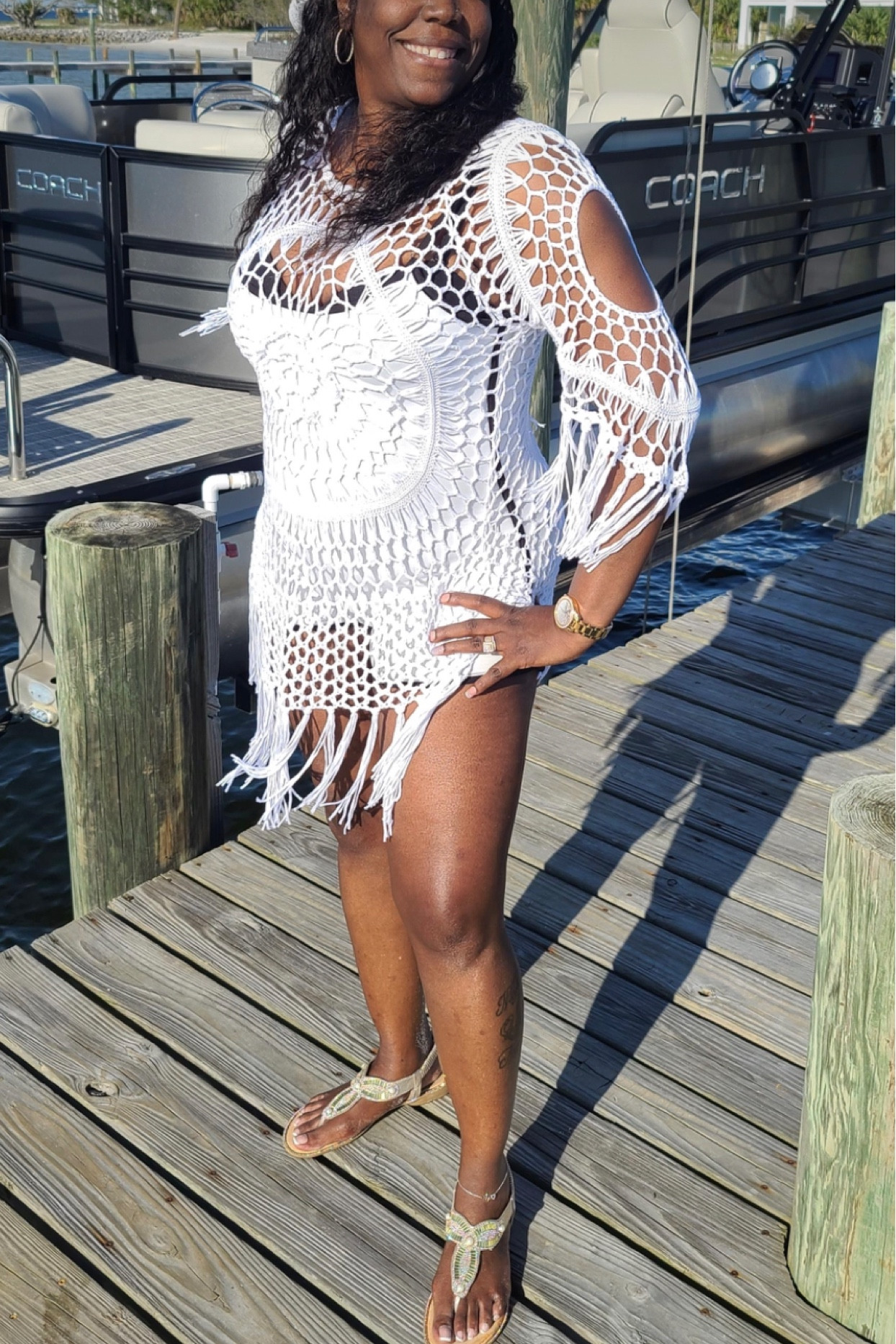 This Amazon swimsuit cover up is so fun and cheap to@n

#LTKunder50 #LTKswim #LTKFind