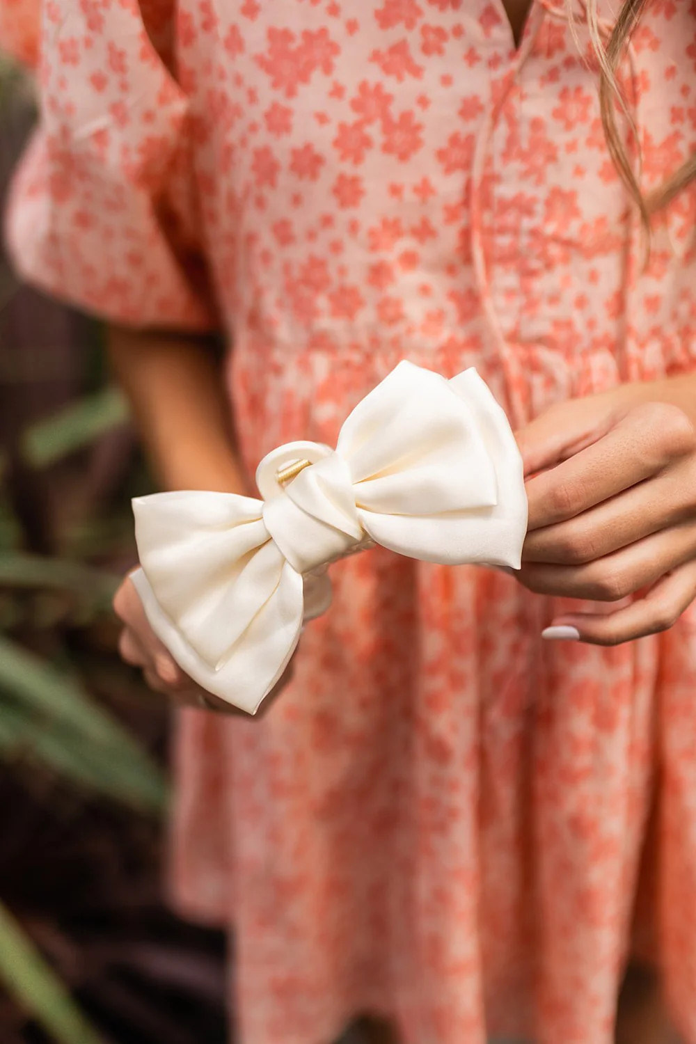 Bailey Satin Bow Claw Clip | Shop Andi