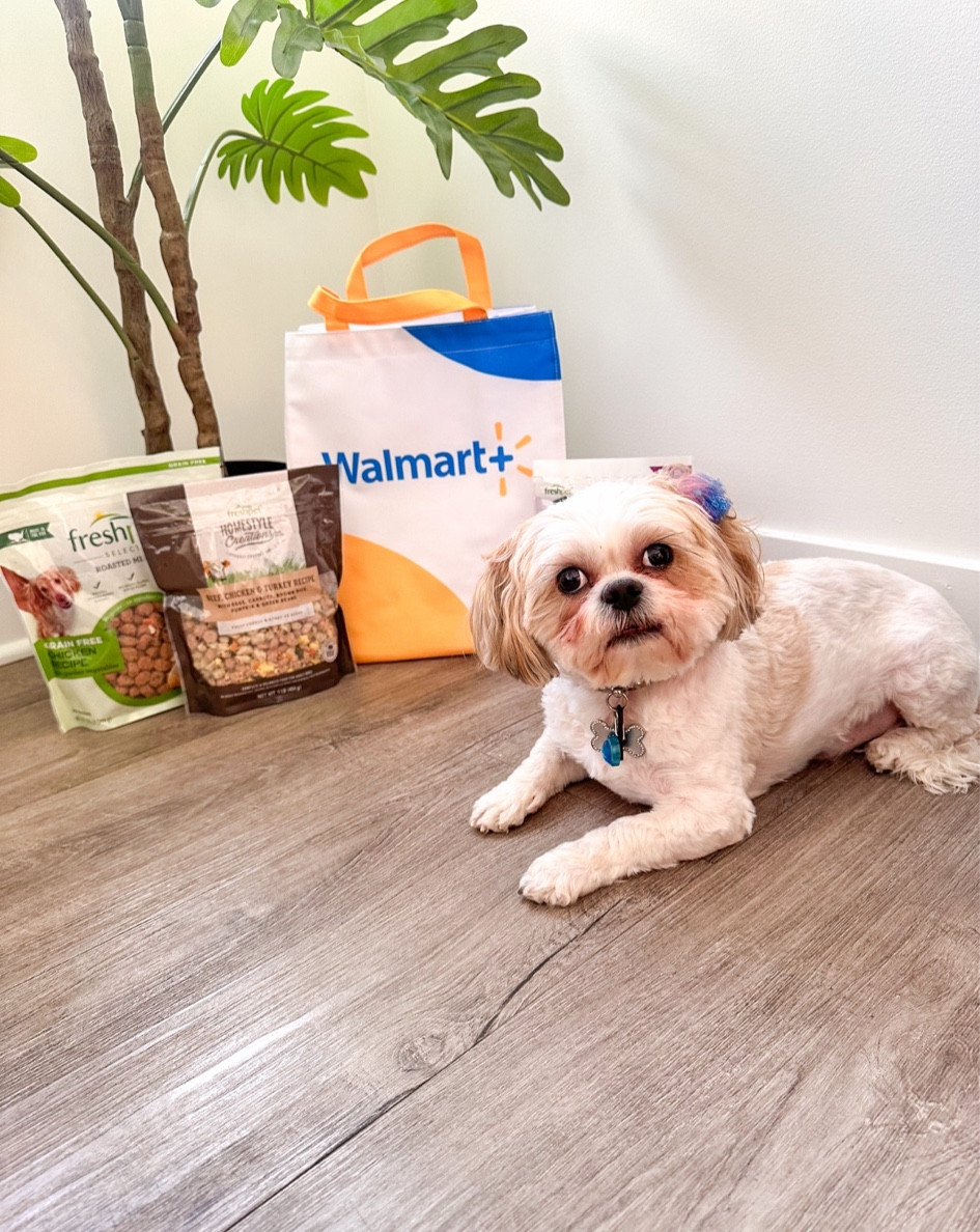 #walmartpartner Oliver loves my #walmartplus membership just as much as I do🥰He gets all his food, treats, and even toys delivered weekly, which means I spend less time at the grocery store and more time with him (a win-win!) 🐾🐶🤍 There are never any mark-ups and you pay the same low price in-store as you would online with zero delivery fees! Sign up for your free 30-day trial at the link in my bio or head to my stories! 

Disclaimer: $35 order minimum. Restrictions apply. 
#walmart
@walmart

#LTKunder50 #LTKhome #LTKunder100