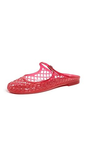 Tory Burch Women's Mellow Mary Jane Jelly Flats, Red Volcano, 10 Medium US | Amazon (US)