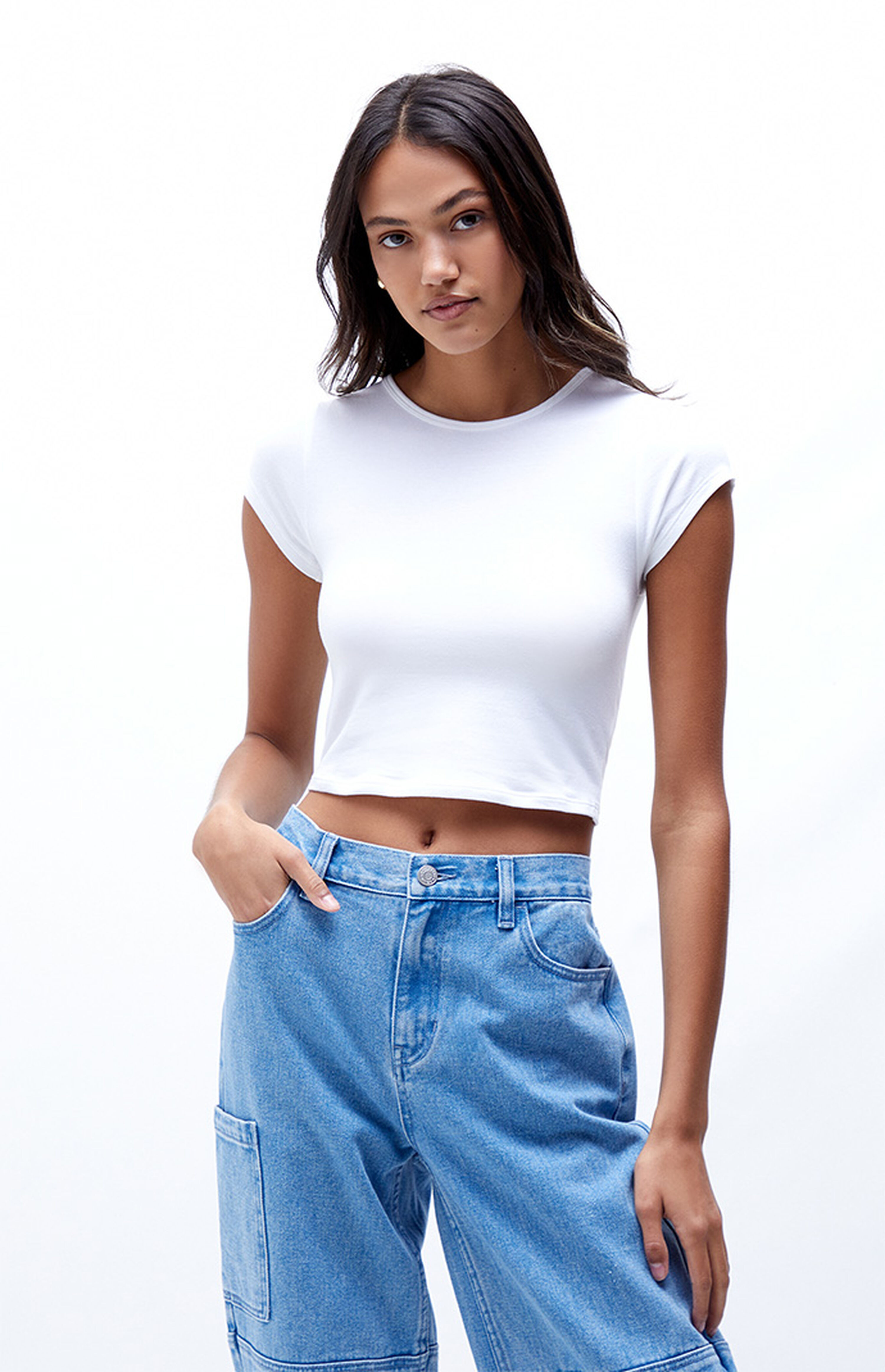 PS Basics by Pacsun I Heart U Cropped T-Shirt | PacSun | PacSun