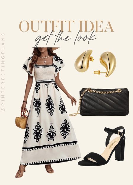 Outfit Idea Get the Look 🙌🏻🙌🏻

Black purse, summer dress, sun dress, earrings, heeled sandals, summer fashion 

#LTKFindsUnder100 #LTKStyleTip #LTKFindsUnder50