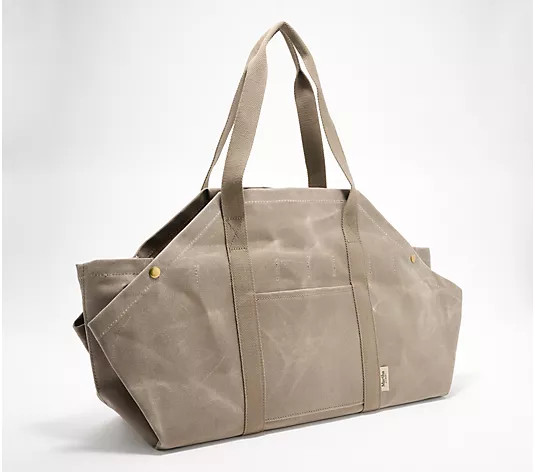 Martha Stewart Waxed Canvas Garden Tool Bag - QVC.com | QVC