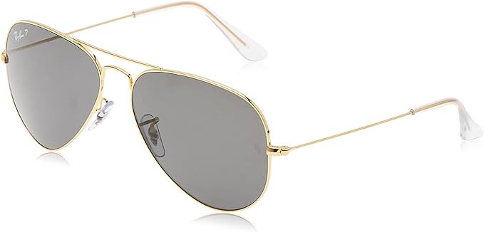 Ray-Ban Rb3025 Classic Polarized Aviator Sunglasses | Amazon (US)