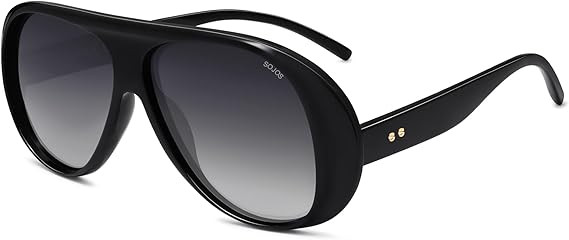 SOJOS Retro Polarized Oversized 90s Aviator Sunglasses Womens Men Trendy Vintage Square Shades SJ... | Amazon (US)