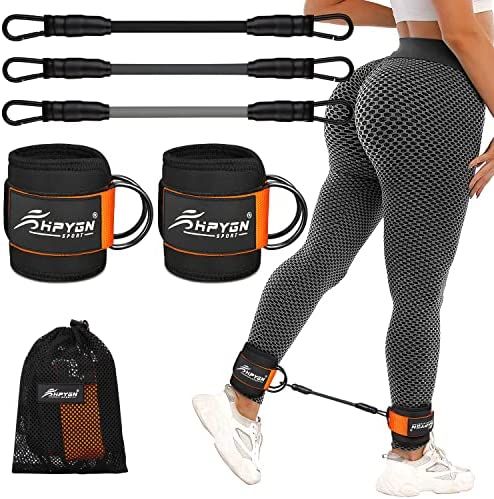 Amazon.com: Ankle Resistance Bands with Cuffs, Ankle Bands for Working Out, Resistance Bands for ... | Amazon (US)