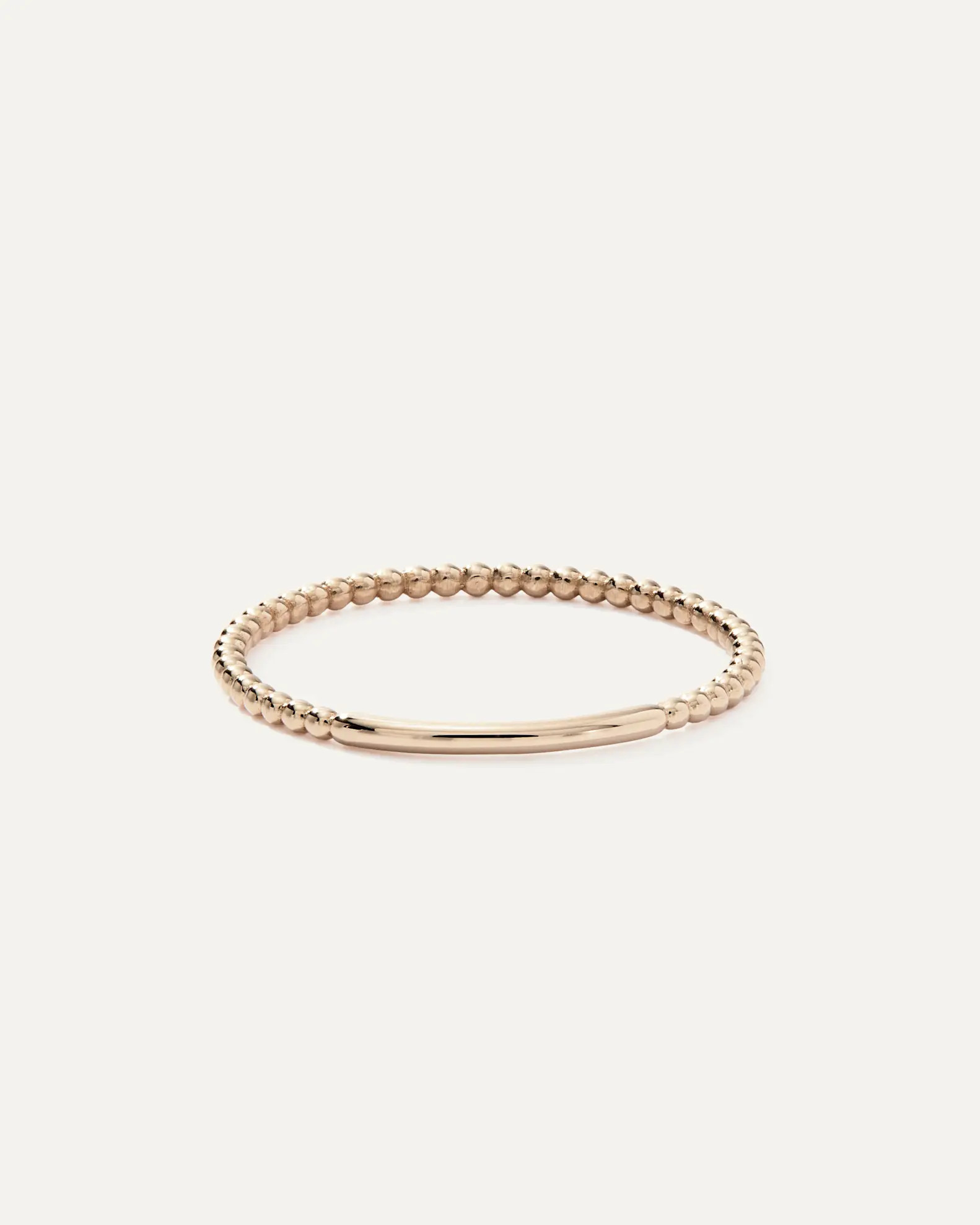 14K Gold Beaded Ring | Quince