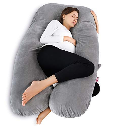 Meiz Pregnancy Pillow, U Shaped Pregnancy Body Pillow, Pregnancy Pillows for Sleeping with Zipper Re | Amazon (US)