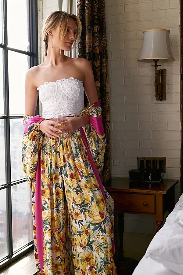 In Bloom Lounge Pants by Intimately at Free People, Garden Combo, XS | Free People (Global - UK&FR Excluded)