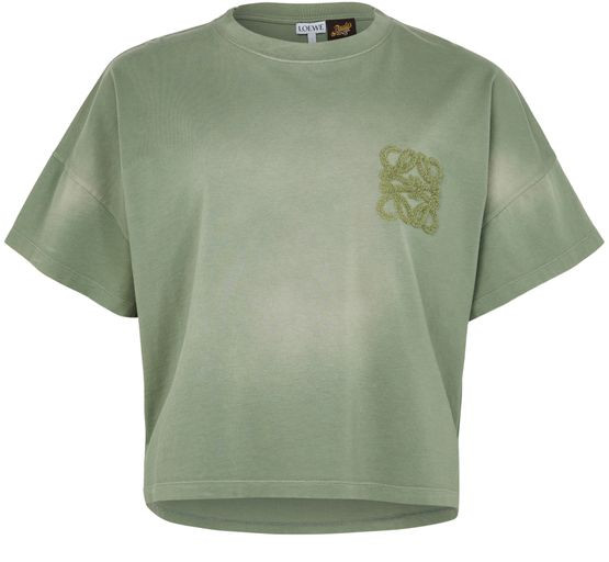 Cropped cotton t-shirt - LOEWE | 24S (APAC/EU)