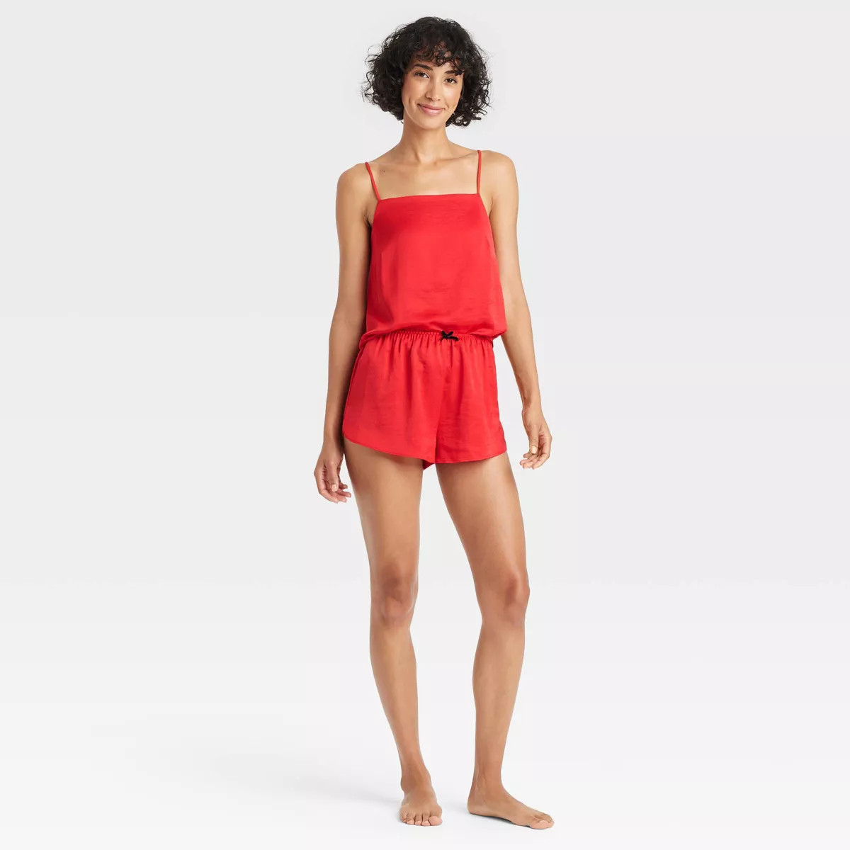 Women's Satin Cami Top and Shorts Pajama Set - Auden™ | Target