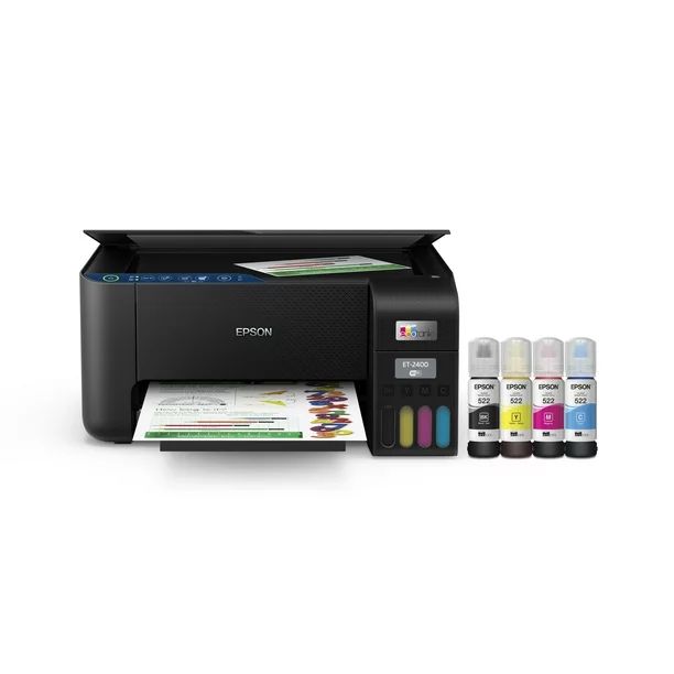 Epson EcoTank ET-2400 Wireless Color All-in-One Cartridge-Free Supertank Printer with Scan and Co... | Walmart (US)