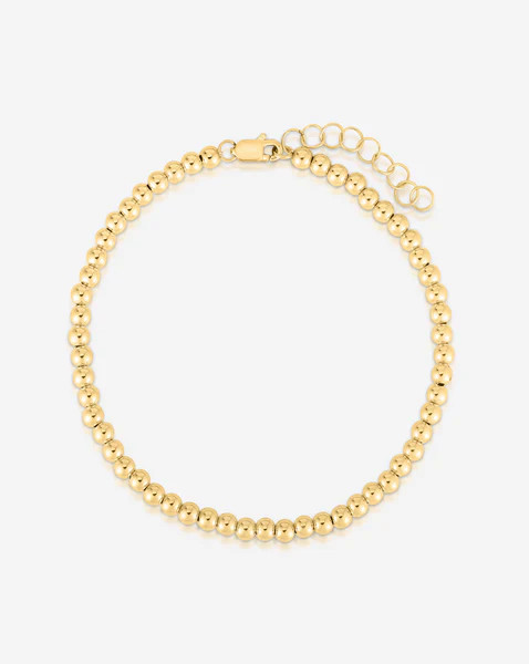 Petite Gold Bead Bracelet | Ring Concierge