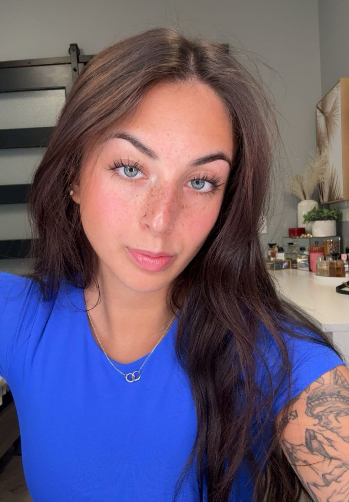 Summer glow makeup + the prettiest blue top ☀️🐆💗

#LTKbeauty #LTKcanada #LTKstyletip