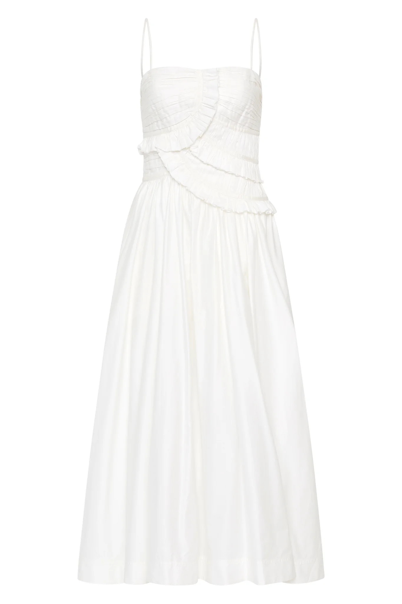 Synergy Frill Midi Dress | aje. (Australia)