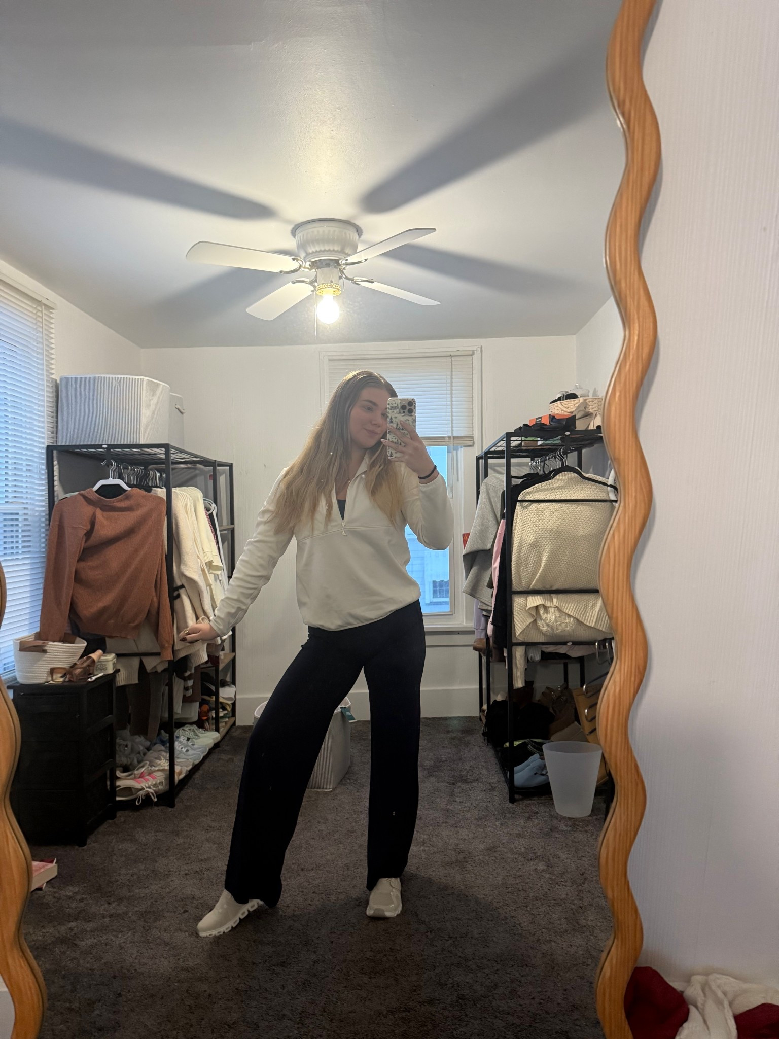 Winter active wear ❄️ matching wide leg active set with north face fleece ☃️

#LTKActive #LTKGiftGuide #LTKootd