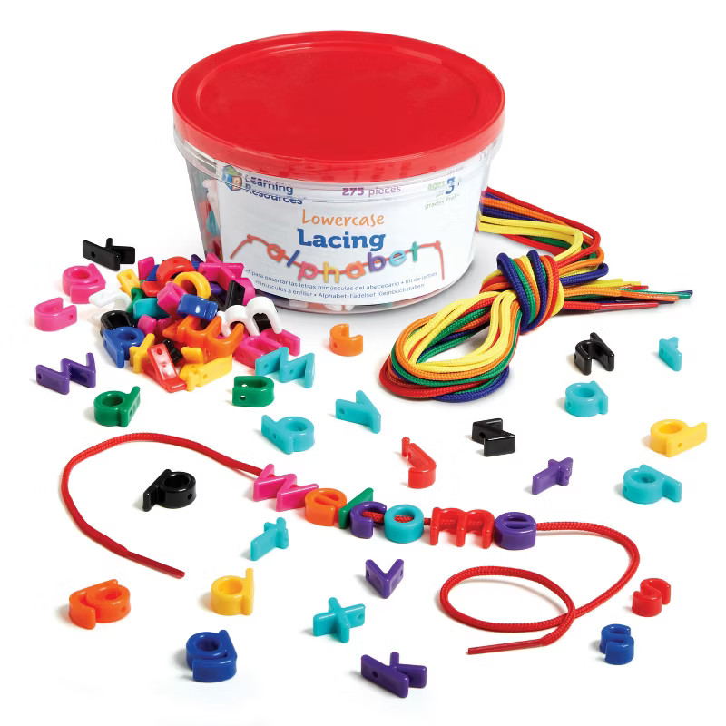 Learning Resources Lowercase Lacing Alphabet, Ages 3+ | Target