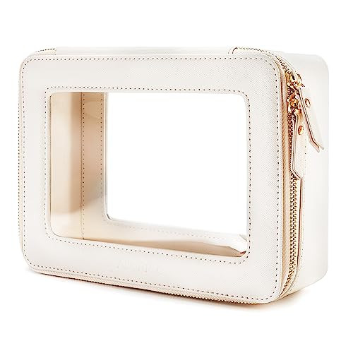 Aveniee Clear Makeup Bag Organizer, Travel Cosmetic Case Skincare Toiletry Bag for Women, Portabl... | Amazon (US)