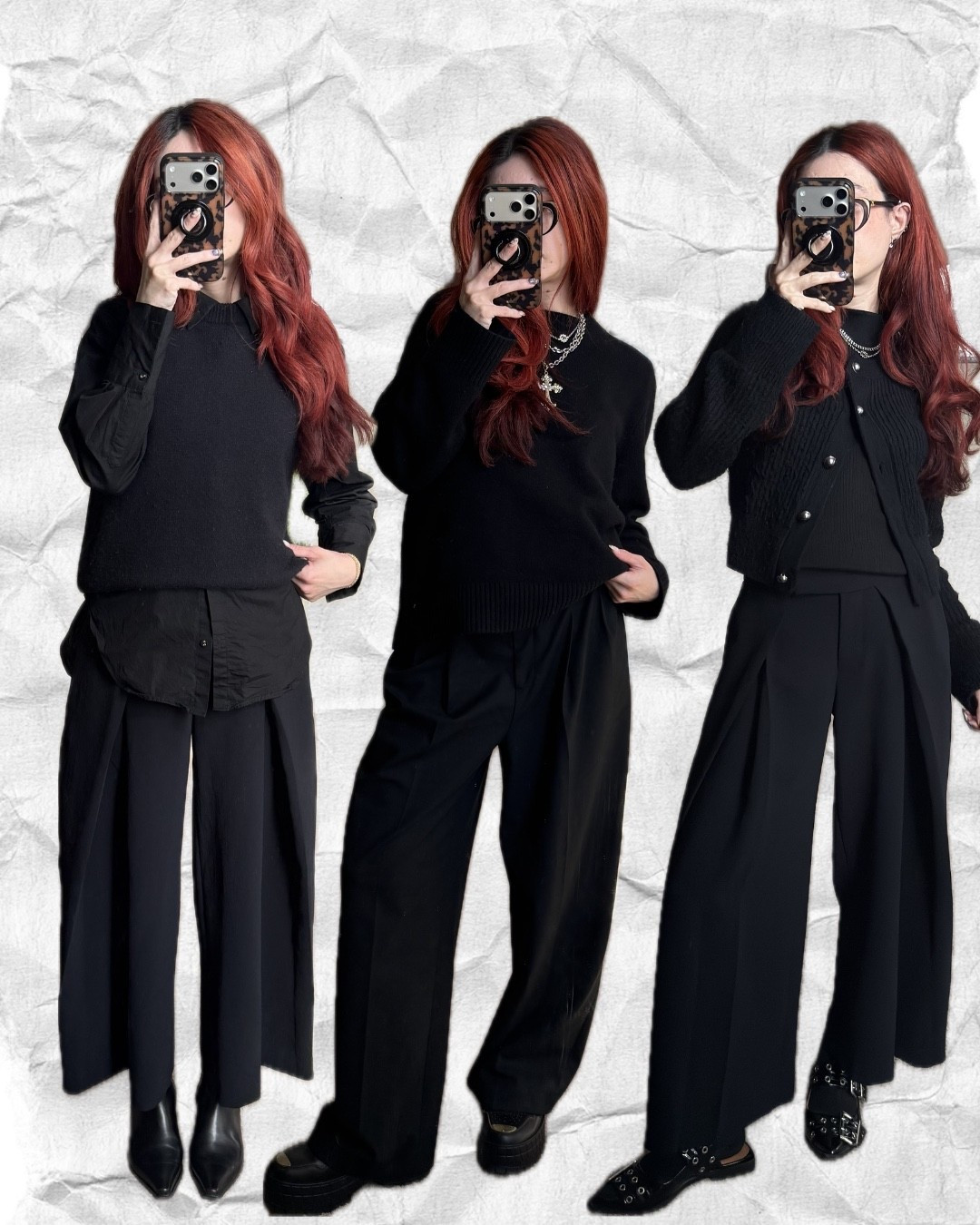 march work outfit recap!
@Aritzia 

all black style, all black office outfit, work style, aritzia style, aritzia outfits, corporate goth, alternative style, corporate style, all black outfit inspo, weekly outfit roundup, work outfit roundup, aritzia goth

#LTKWorkwear #LTKootd #LTKSeasonal