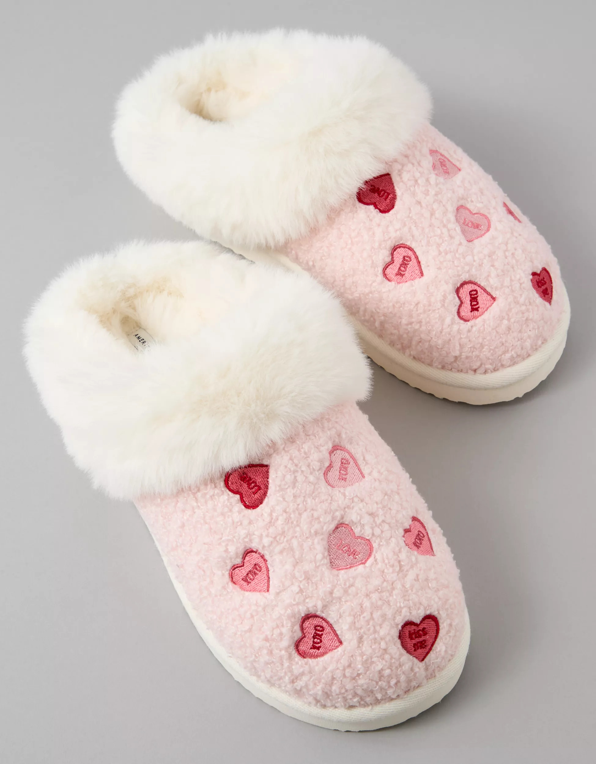 AE Candy Hearts Scuff Slipper | American Eagle Outfitters (US & CA)