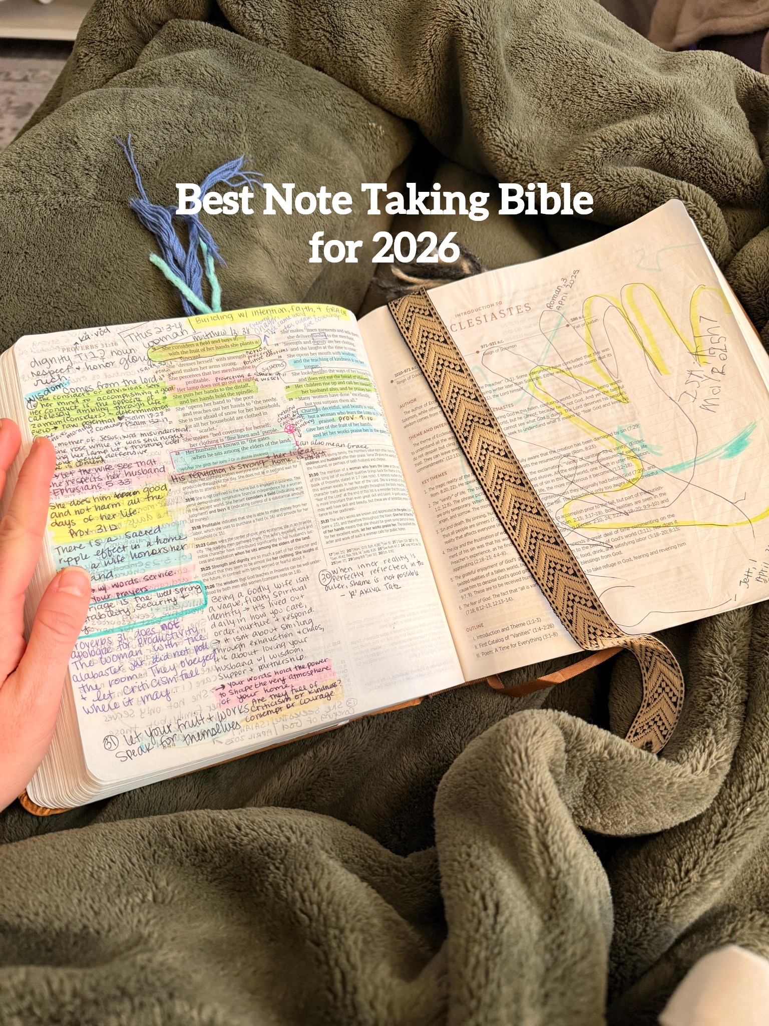 The net journaling bible for the Christian Mama! If your goal is to study the Bible more and have a place to keep notes in your Bible, the Bible is perfect! I started using this Bible a year ago and absolutely love the note taking space in the margin! It is also a study bible, which means there are verse notes and further study options on every page. 

#LTKGiftGuide #LTKmomlife #LTKmorningroutine