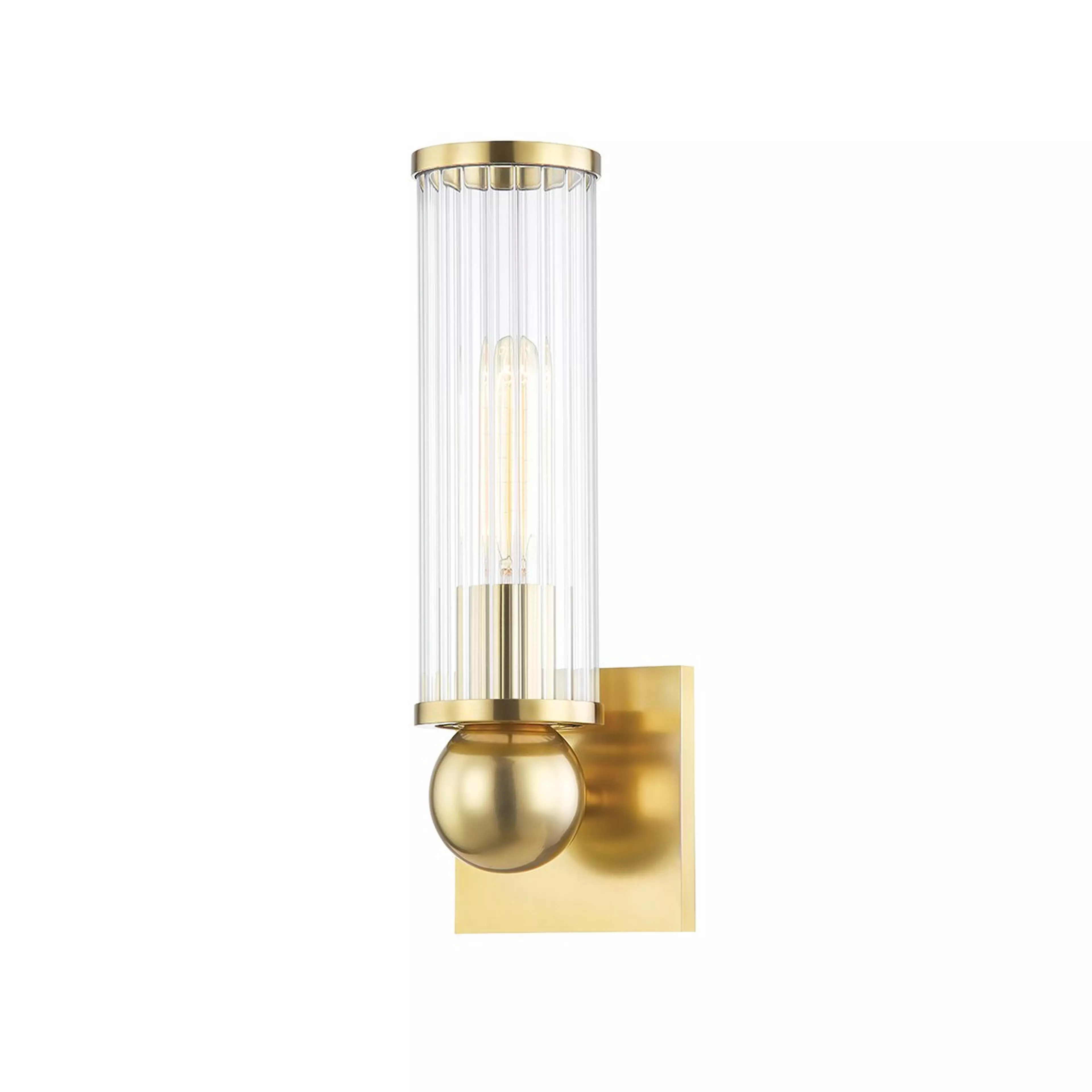 Ribbed Farria Bath Sconce | Shades of Light