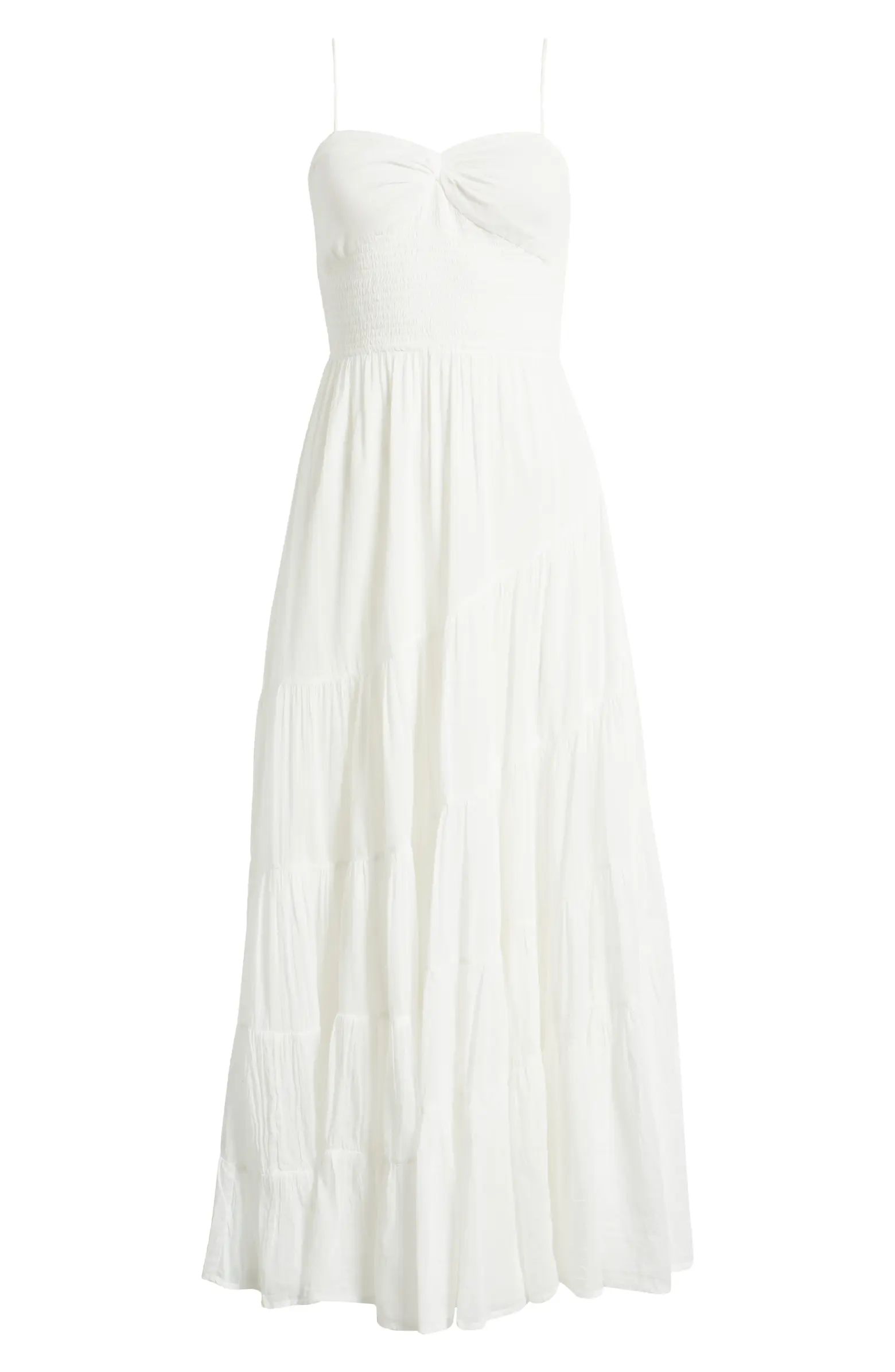 Sundrenched Smocked Waist Tiered Cotton Maxi Dress | Nordstrom