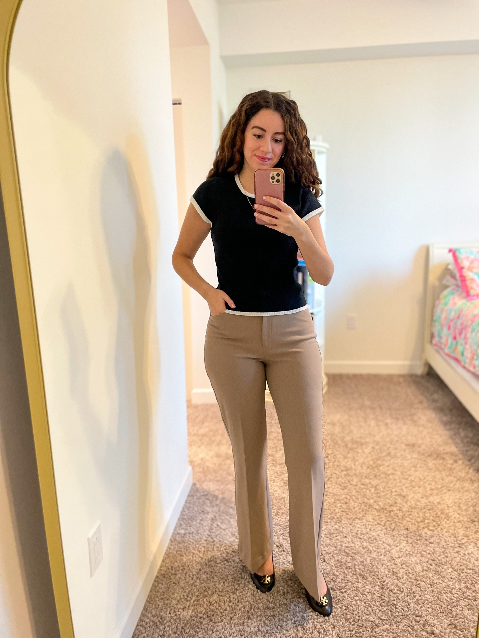 Neutral workwear. Preppy workwear. Classic workwear. Modest workwear. J crew sale. Express editor bootcut pants. Lawyer fashion. Lawyer style. Business casual  

#LTKworkwear #LTKsalealert #LTKunder100