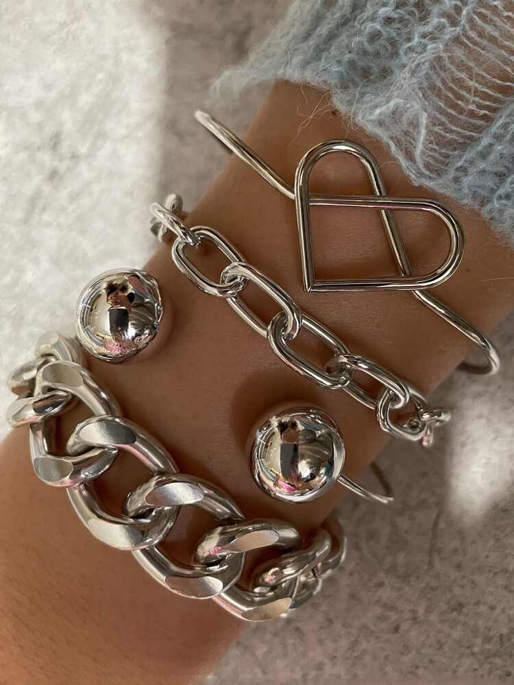 Armband met 4 hartvormige details | SHEIN