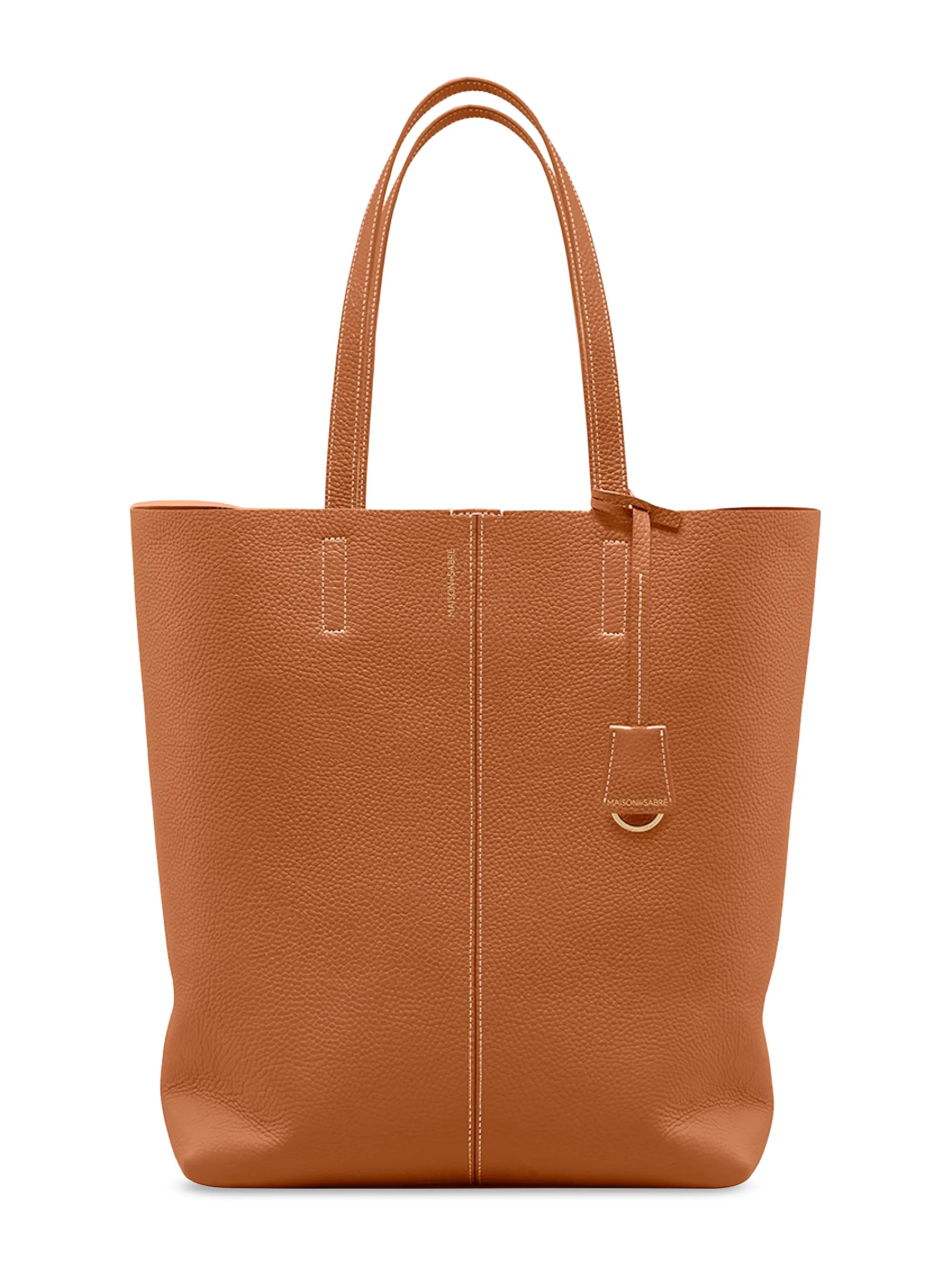 Maison de Sabre Tall Leather Soft Tote | Saks Fifth Avenue | Saks Fifth Avenue